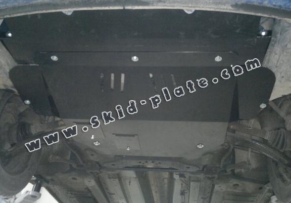 Steel skid plate for Peugeot 307