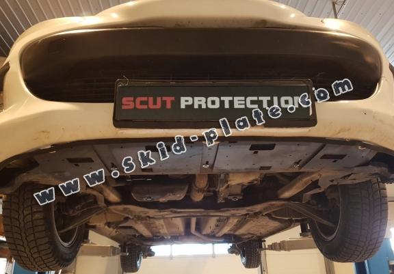 Steel skid plate for the protection of the engine and the gearbox for Peugeot 5008