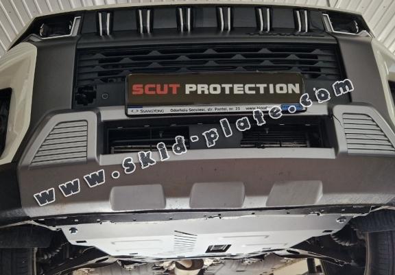 Steel skid plate for Ssangyong Torres