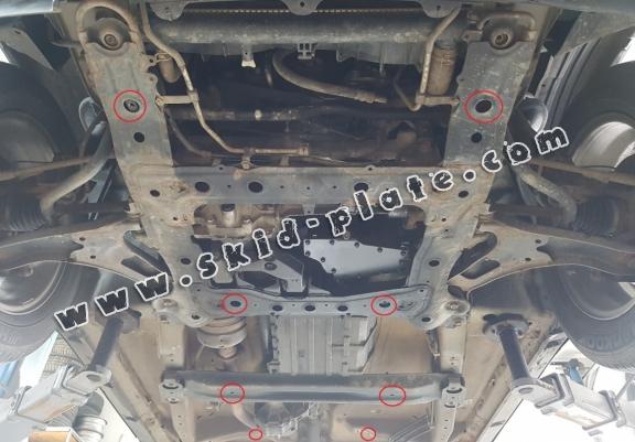 Aluminum skid plate for Suzuki Grand Vitara 2