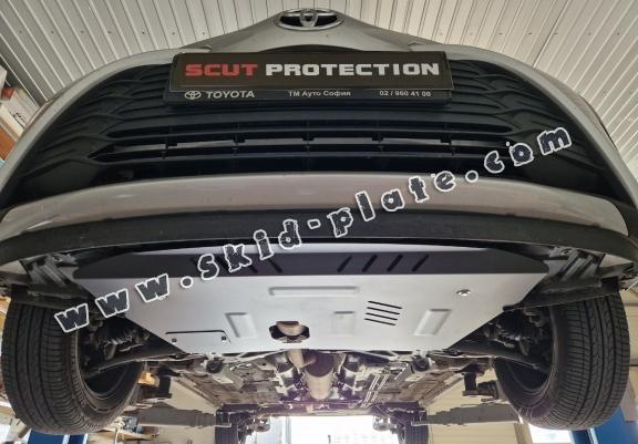 Steel skid plate for Toyota Yaris