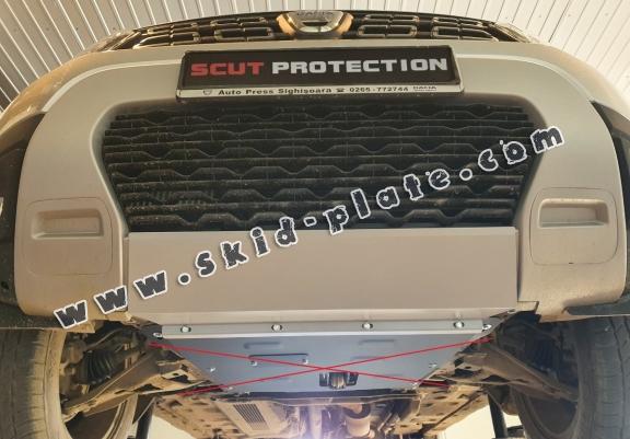 Steel front bumper plate for Dacia Duster