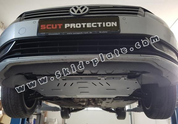 Steel skid plate for VW Passat CC
