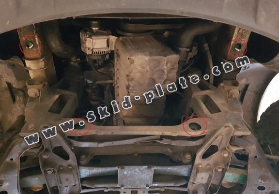 Steel skid plate for Mercedes Sprinter 906 4x4