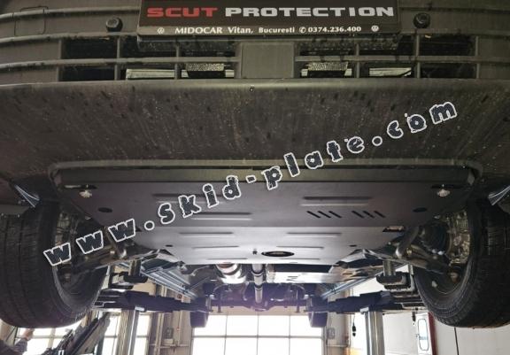 Steel skid plate for Man TGE