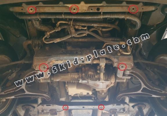 Steel skid plate for Jeep Grand Cherokee