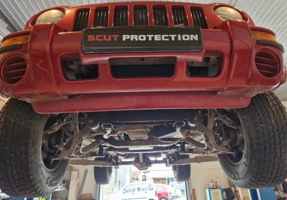 Steel skid plate for Jeep Cherokee - KJ