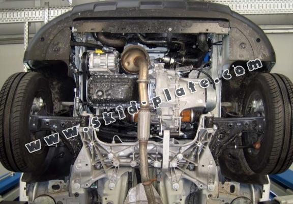 Steel skid plate for Peugeot Bipper