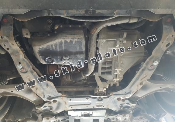 Aluminum skid plate for Volvo V70
