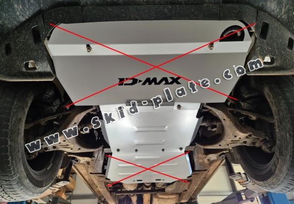 Steel skid plate for Isuzu D-Max