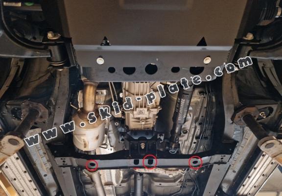 Aluminum gearbox skid plate for Jac T8