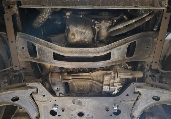 Aluminum skid plate for Ford Transit 4x4