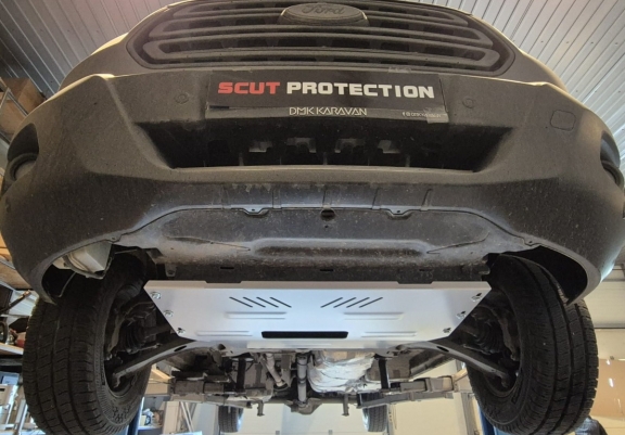 Aluminum skid plate for Ford Transit 4x4