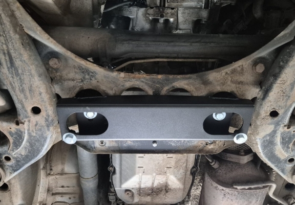 Steel skid plate for VW Touareg 7P