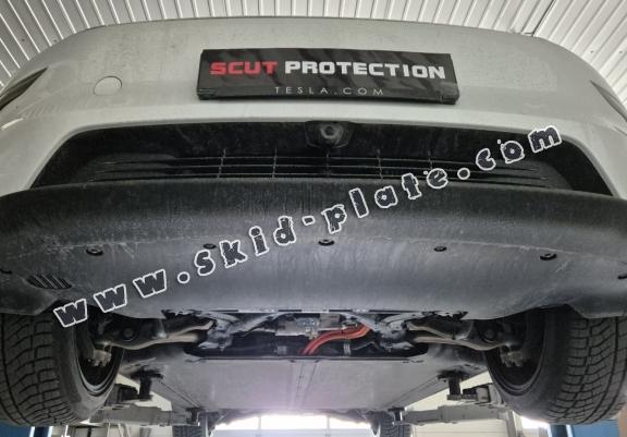 Front electric aluminum motor plate for Tesla Model 3 AWD