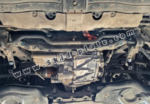 Rear electric aluminum motor skid plate - Tesla Model Y