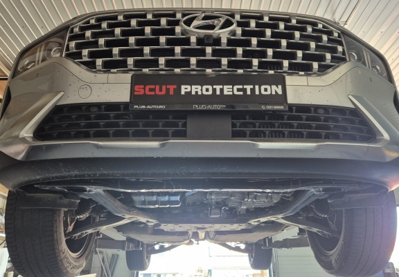 Steel skid plate for Hyundai Santa Fe