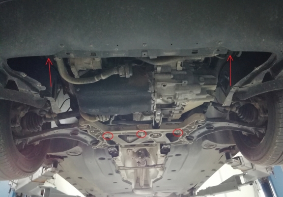 Steel skid plate for Seat Ateca