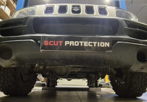 Skid plate for Suzuki Jimny - aluminum