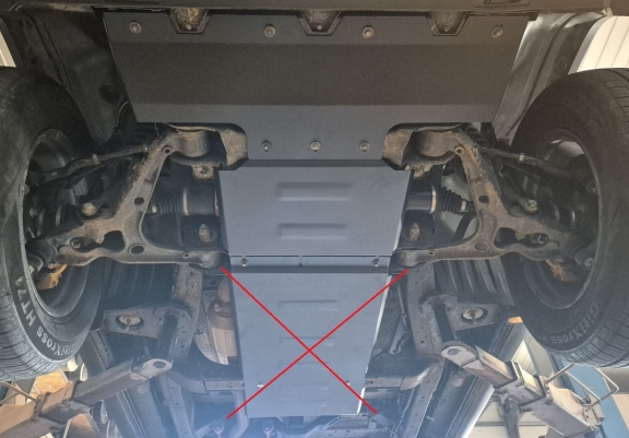 Steel skid plate for Baic Beijing BJ40