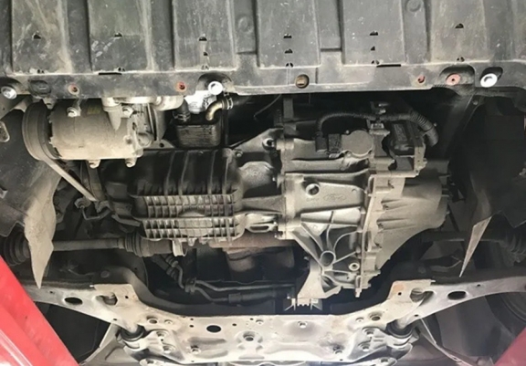 Aluminium skid plate for Ford Transit Connect