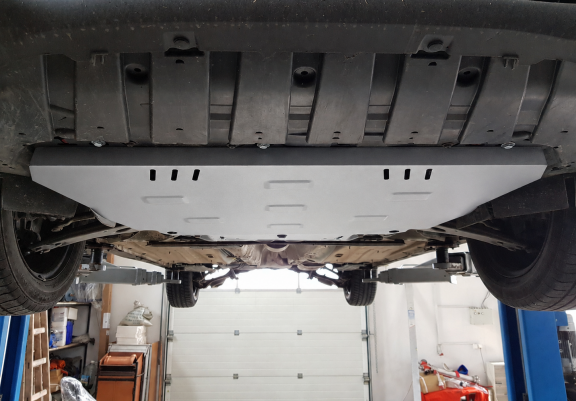 Aluminium skid plate for Ford Transit Connect