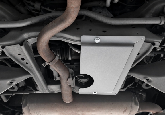 Aluminum diferential skid plate for Nissan Qashqai