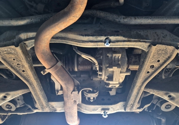 Aluminum diferential skid plate for Nissan Qashqai