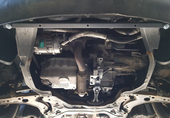 Aluminum skid plate for Seat Leon