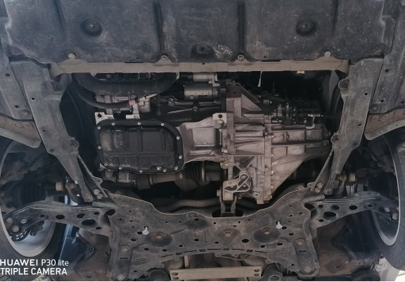 Aluminum skid plate for Toyota Corolla