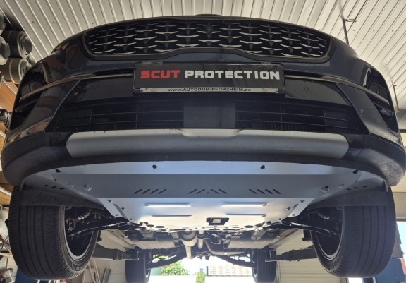 Aluminum skid plate for Kia Sportage