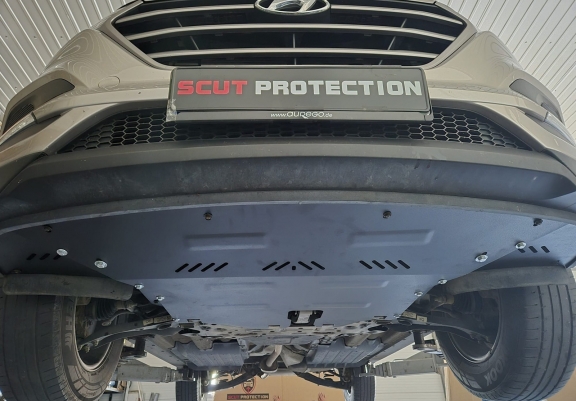 Steel skid plate for Hyundai IX35