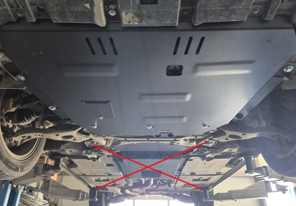 Steel skid plate for Lexus CT200H