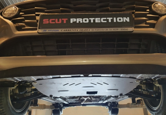Steel skid plate for Kia Rio 3