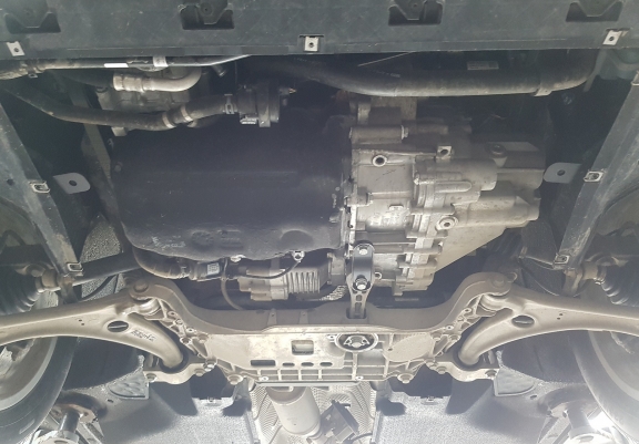 Aluminum skid plate for Audi Q2