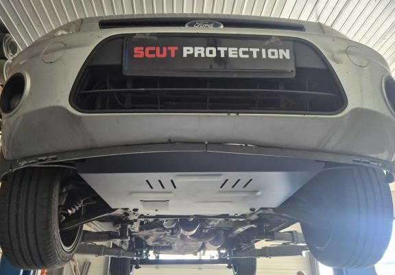 Steel skid plate for Ford Transit Connect