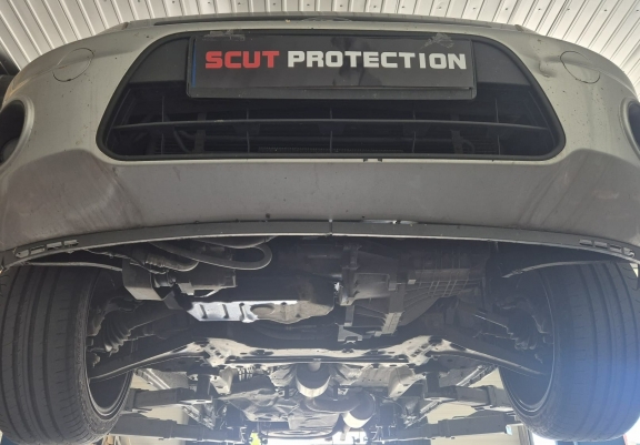 Steel skid plate for Ford Transit Connect