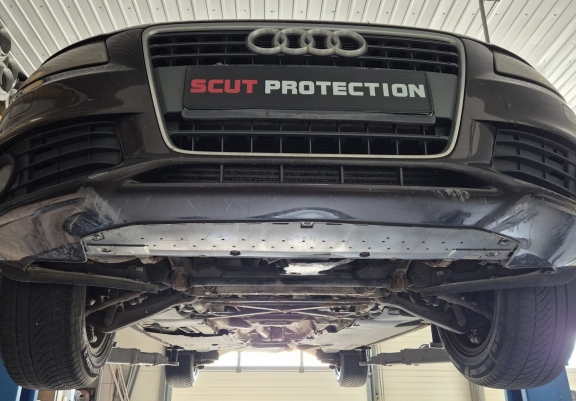 Steel skid plate for Audi A5, diesel