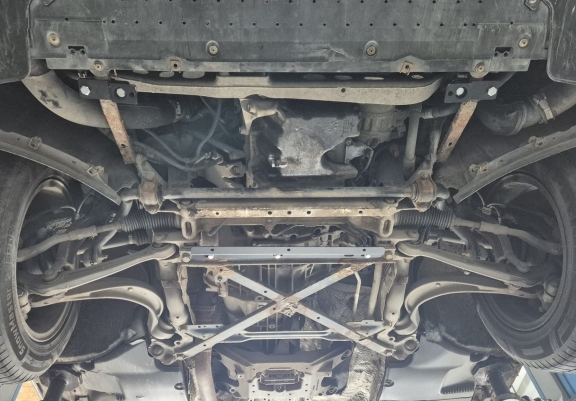 Steel skid plate for Audi A5, diesel
