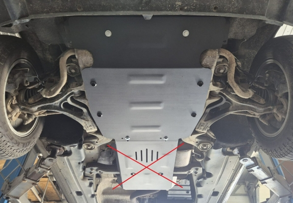 Steel skid plate for Volkswagen Touareg 7L