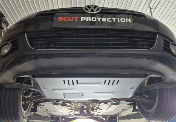 Steel skid plate for the protection of the engine and the gearbox for Seat Leon Mk2