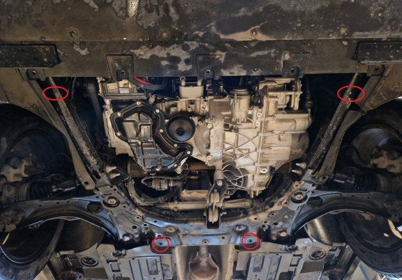 Steel skid plate for Renault Clio 6