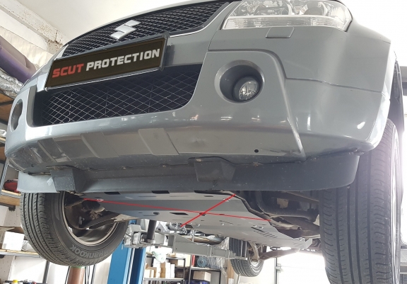 Steel skid plate for Suzuki Grand Vitara - promotional package