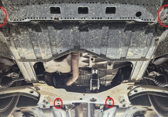 Aluminium skid plate for Suzuki SX 4 - promotional package