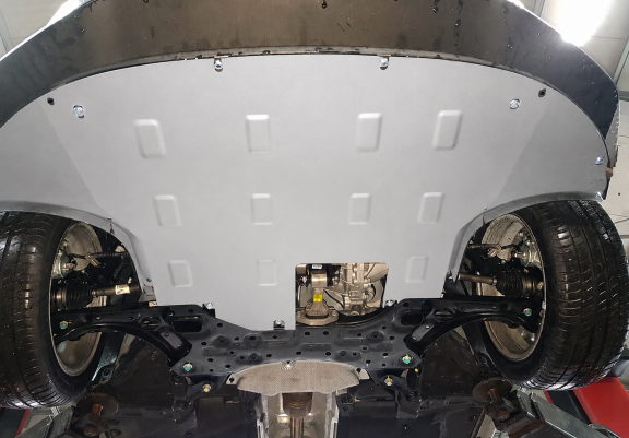 Aluminum skid plate for Kia C eed