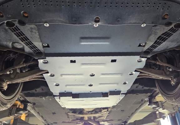 Steel skid plate for Audi A7