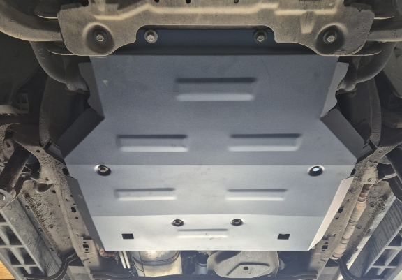 Steel gearbox skid plate for Ford Ranger