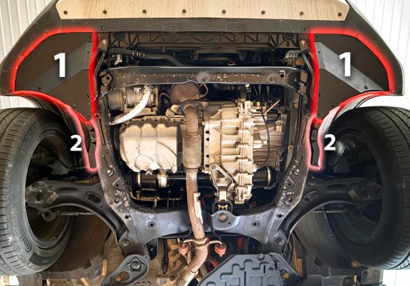 Steel skid plate for BYD Seal U DM-i