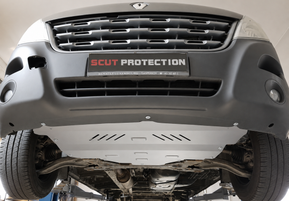 Aluminium skid plate for Nissan NV400