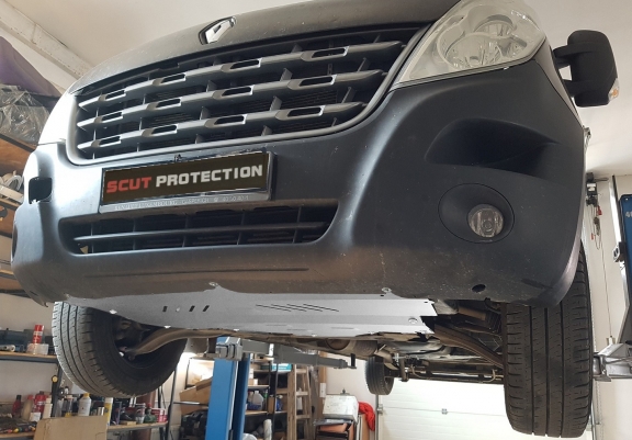 Aluminium skid plate for Nissan NV400